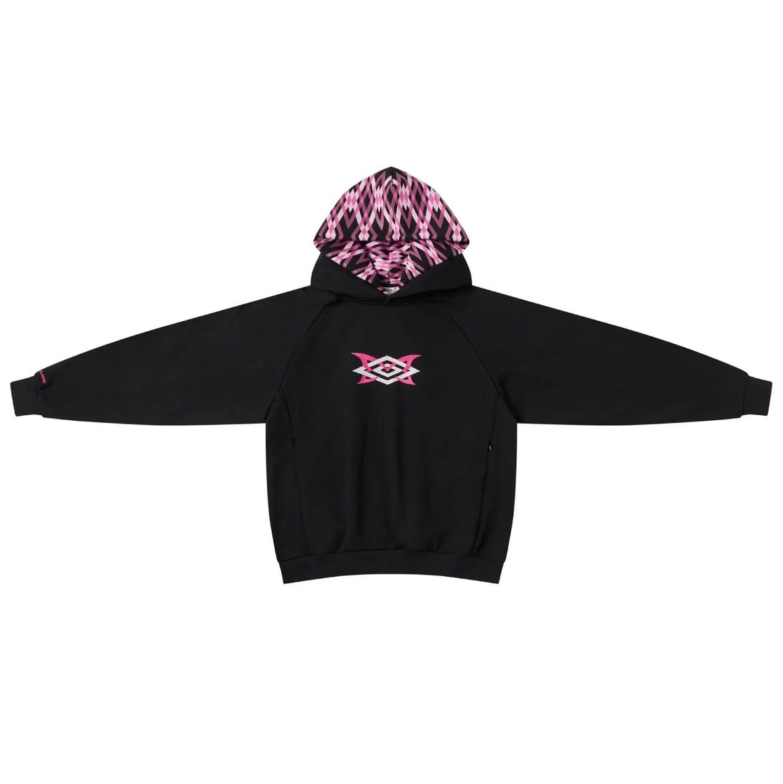 Umbro × Mertra Warm Up Hood (Black/Pink)